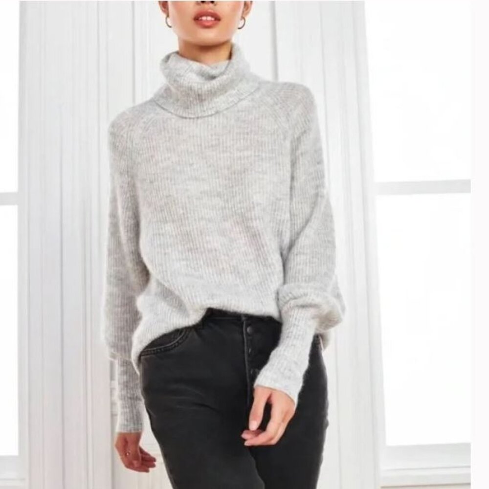 Quince Alpaca Turtleneck Sweater - Large